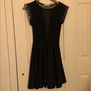 Arden B Dress w/jewels & mesh